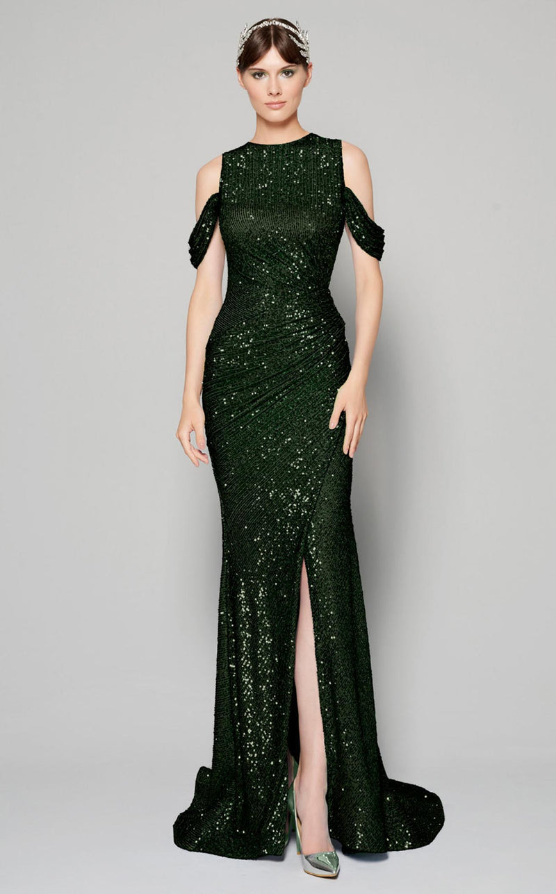 MNM Couture N0385 Dark Green