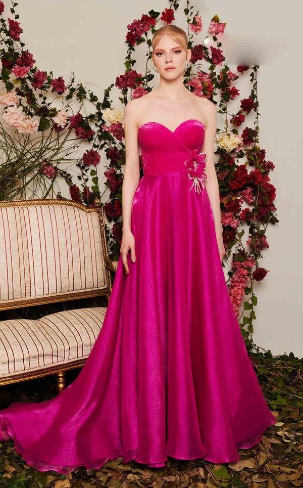 MNM Couture N0481 Fuchsia