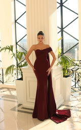 Daymor NC1065 Dress Burgundy