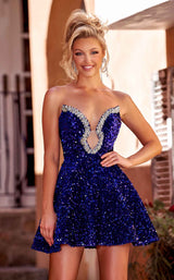 Portia and Scarlett PS202205 Dress Cobalt