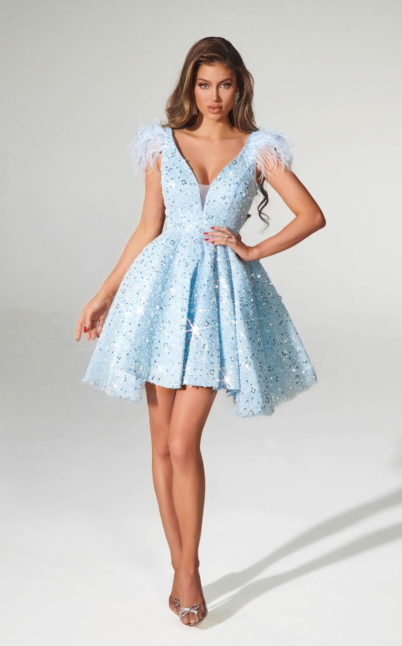 Portia and Scarlett PS21141 Dress Baby-Blue