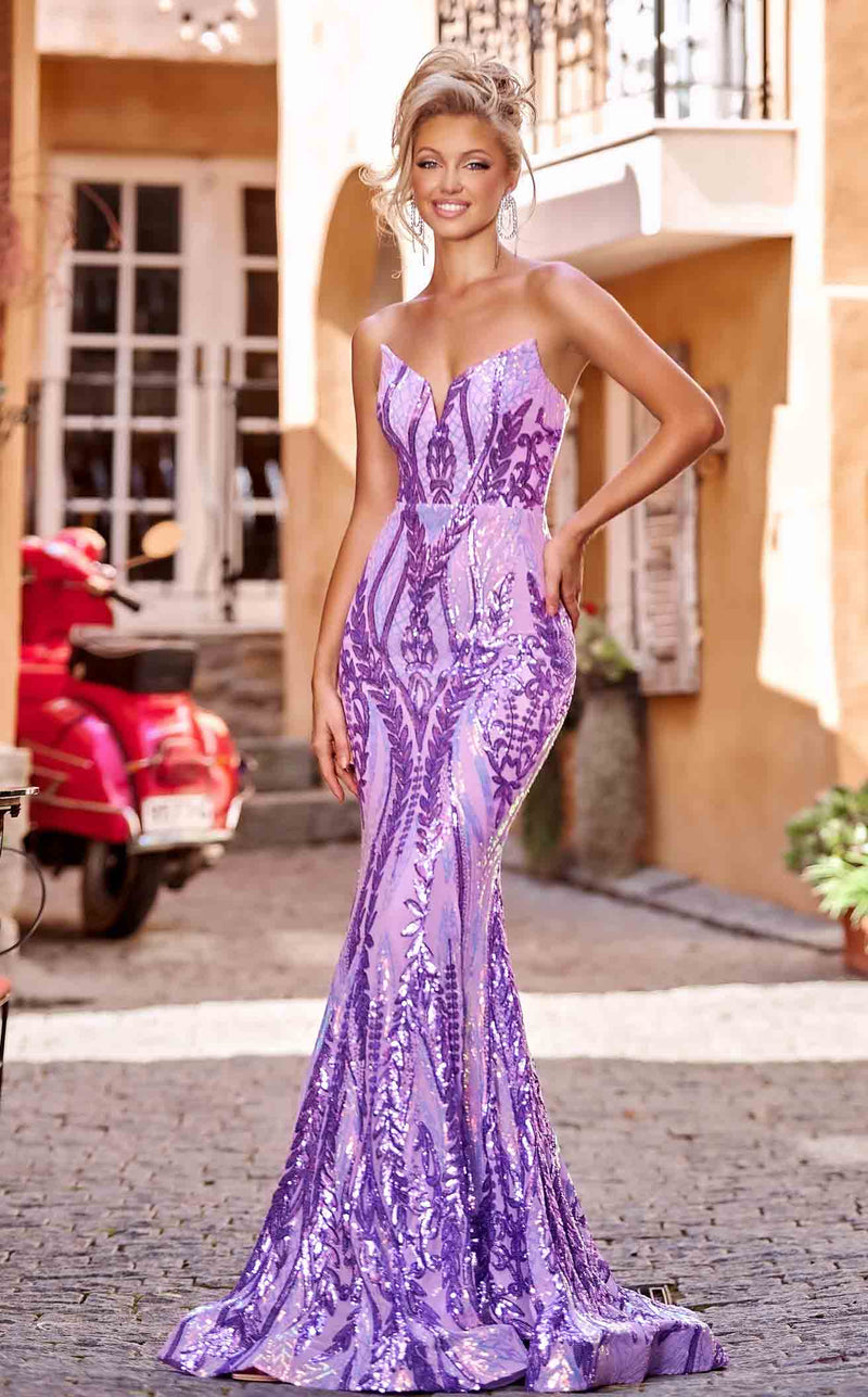 Portia and Scarlett PS24171 Dress Lilac