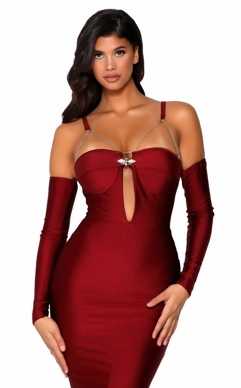 Portia and Scarlett PS6309 Deep Red