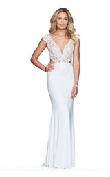 Faviana S10208 Ivory