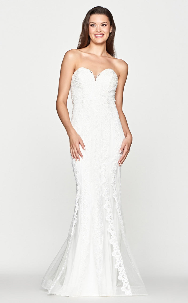 Faviana S10665 Ivory