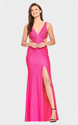 Faviana S10803 Hot Pink