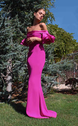 Edward Arsouni Couture SS592 Fuchsia