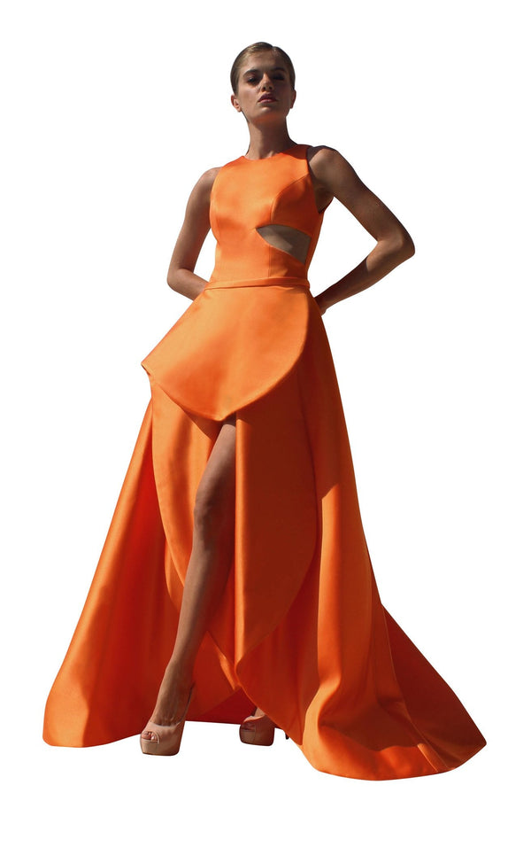 Edward Arsouni Couture SS594 Orange