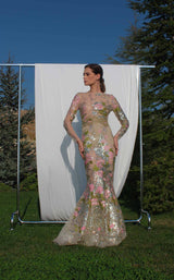 Edward Arsouni Couture SS595 Nude Multi