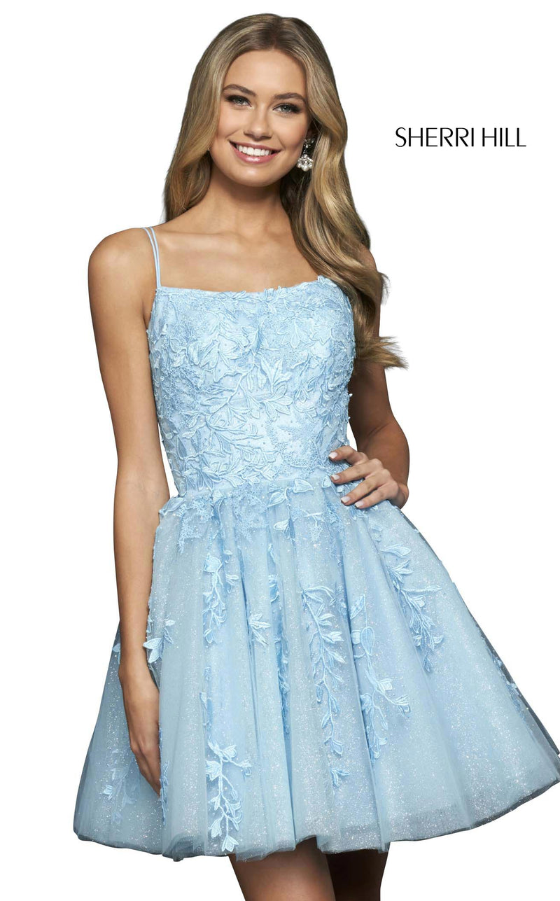 Sherri Hill 53985 Light Blue