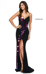 Sherri Hill 54069 Black Multi