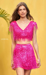 Sherri Hill 54441 Neon Pink