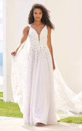 Sherri Hill 54859 Ivory-Lilac