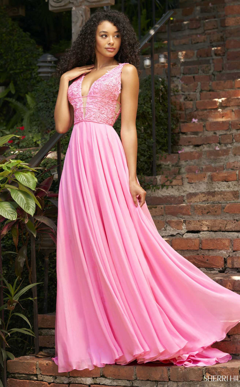 Sherri Hill 54861 Bright Pink