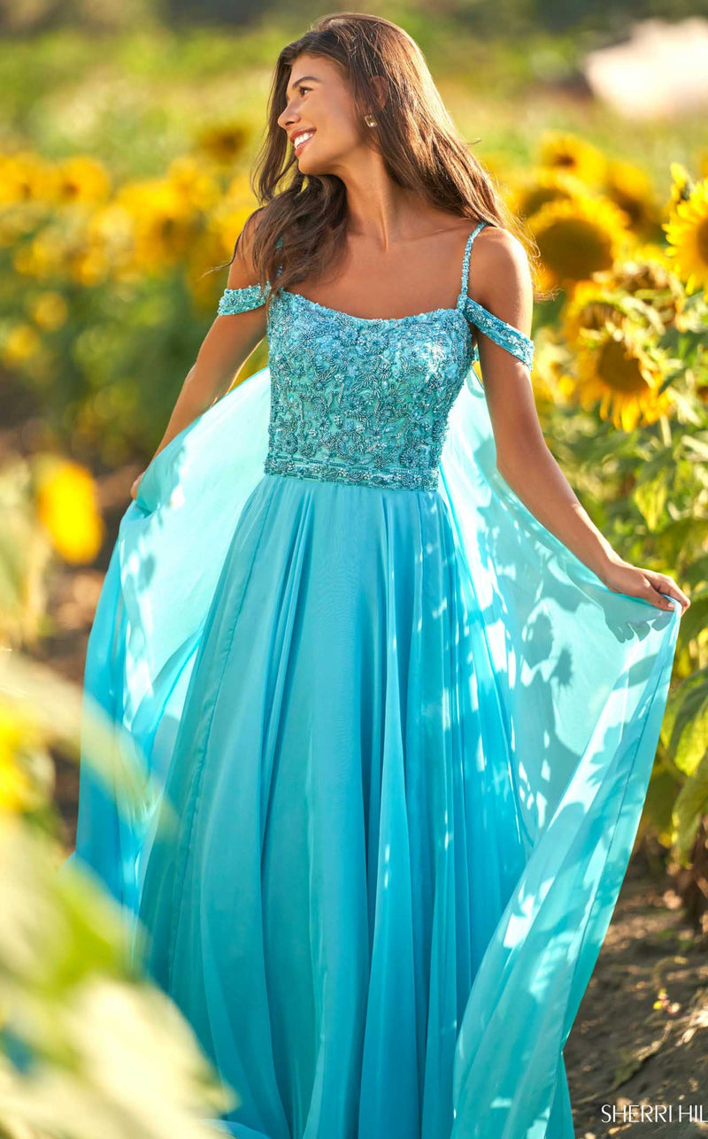 Sherri Hill 54905 Sky-Blue