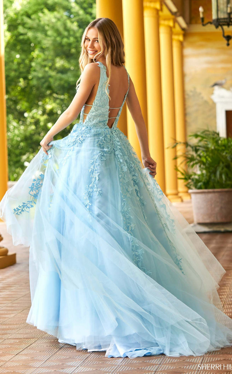 Sherri Hill 54937 Light Blue