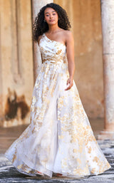 Sherri Hill 54974 Ivory/Gold