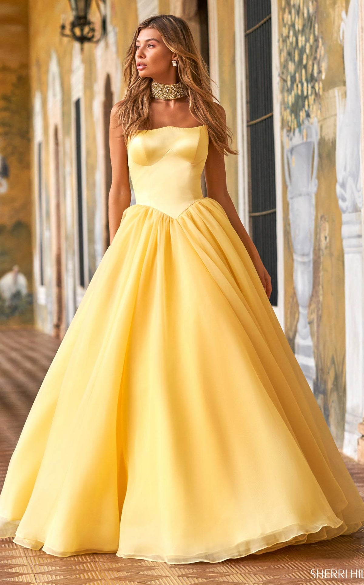 Sherri hill fashion yellow