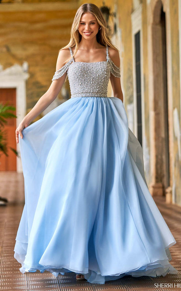 Sherri Hill 54976 Light Blue