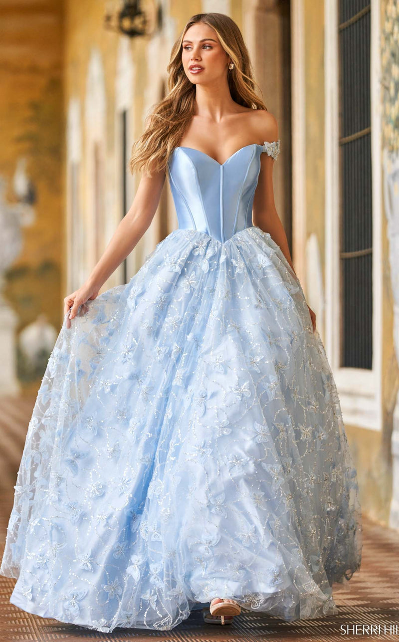 Sherri Hill 55016 Light Blue