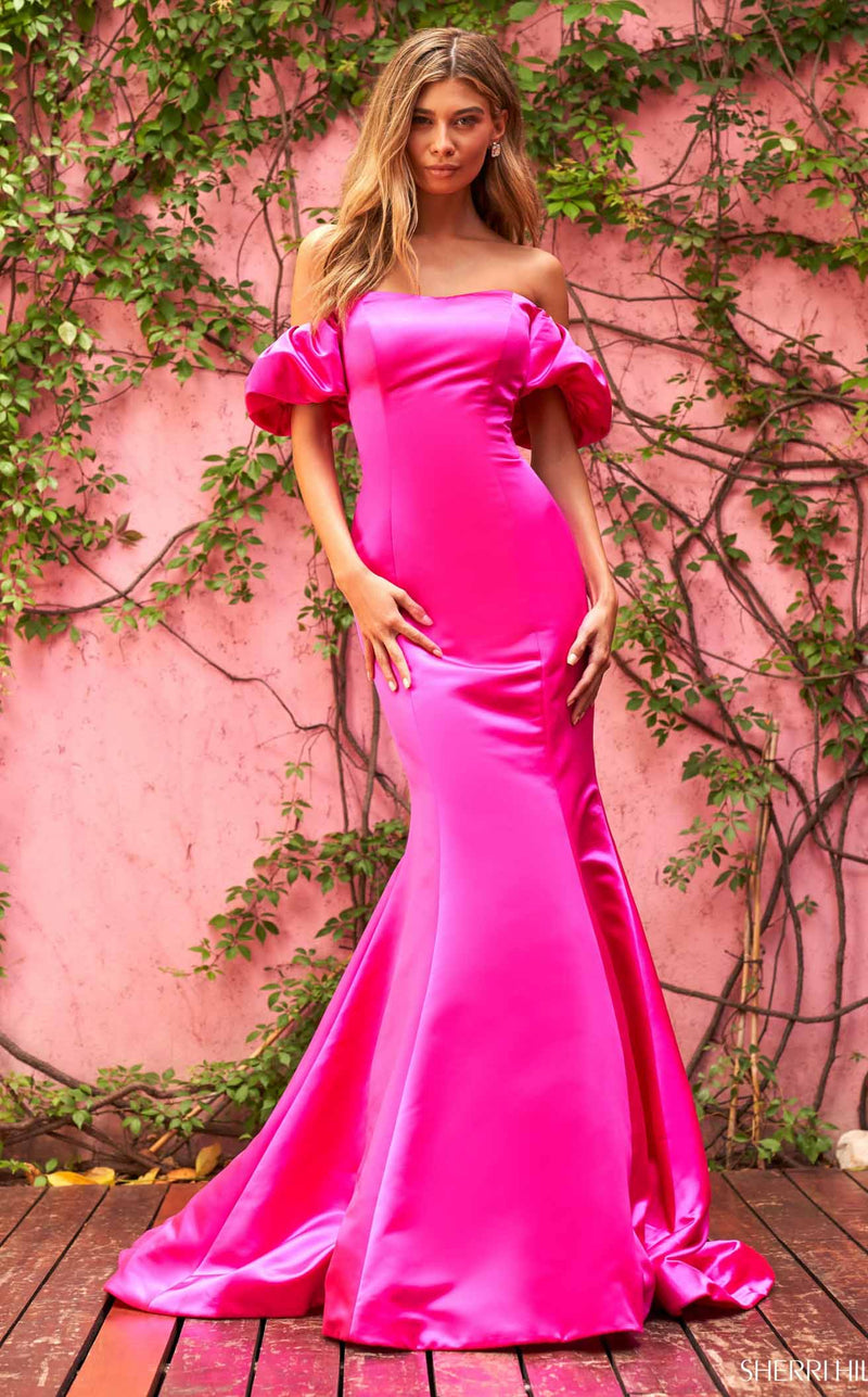 Sherri Hill 55042 Fuchsia