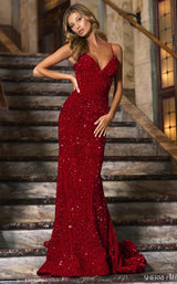 Sherri Hill 55091 Red