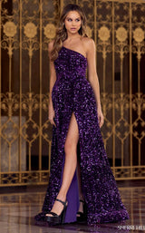 Sherri Hill 55092 Purple