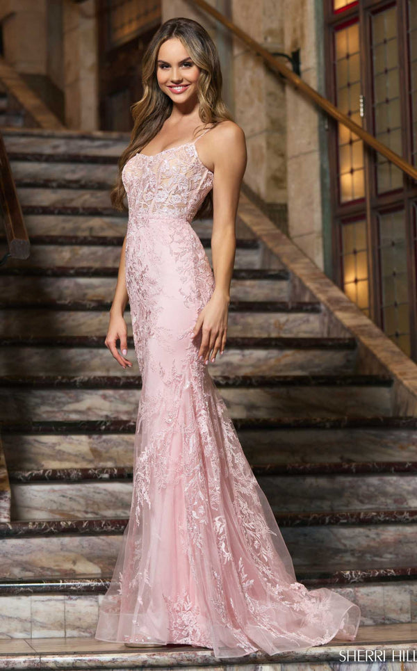 Sherri Hill 55200 Pink