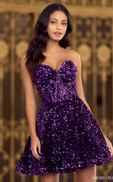 Sherri Hill 55207 Purple