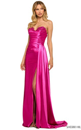 Sherri Hill 55230 Fuchsia