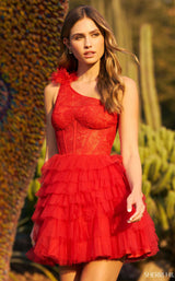 Sherri Hill 55255 Dress Red