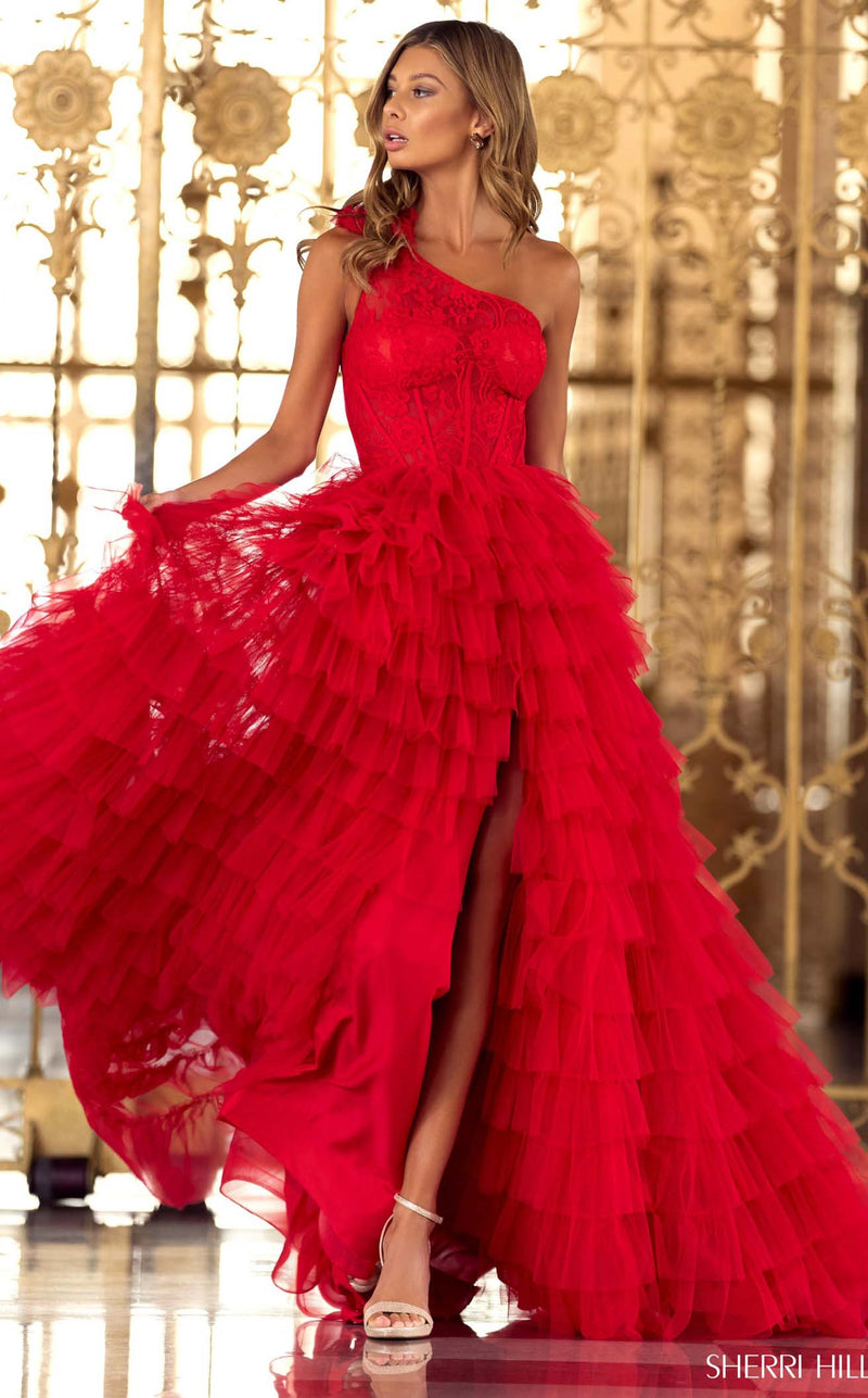 Sherri Hill 55256 Red