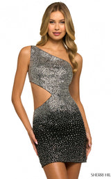 Sherri Hill 55319 Black/Silver