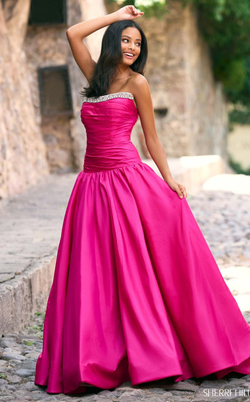 Sherri Hill 55321 Fuchsia