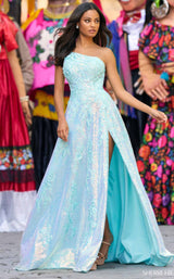 Sherri Hill 55342 Aqua