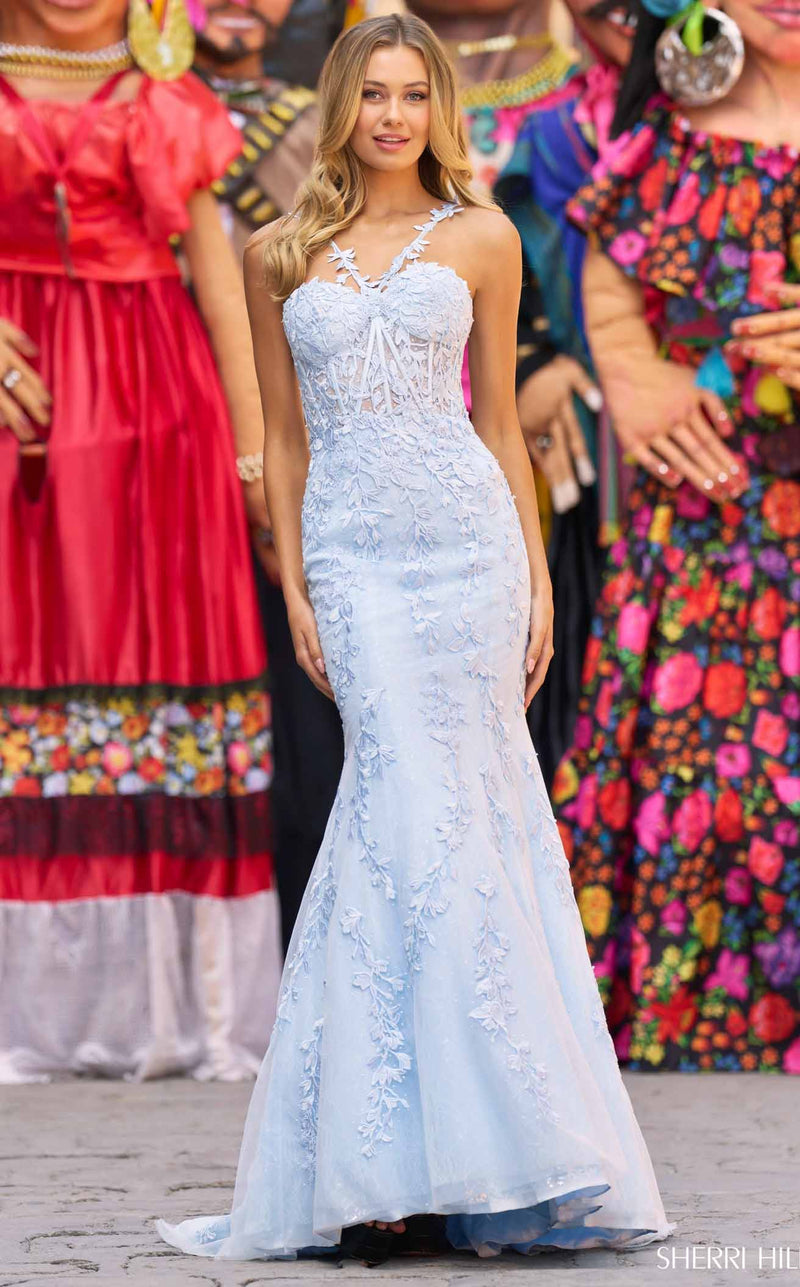 Sherri Hill 55347 Light Blue