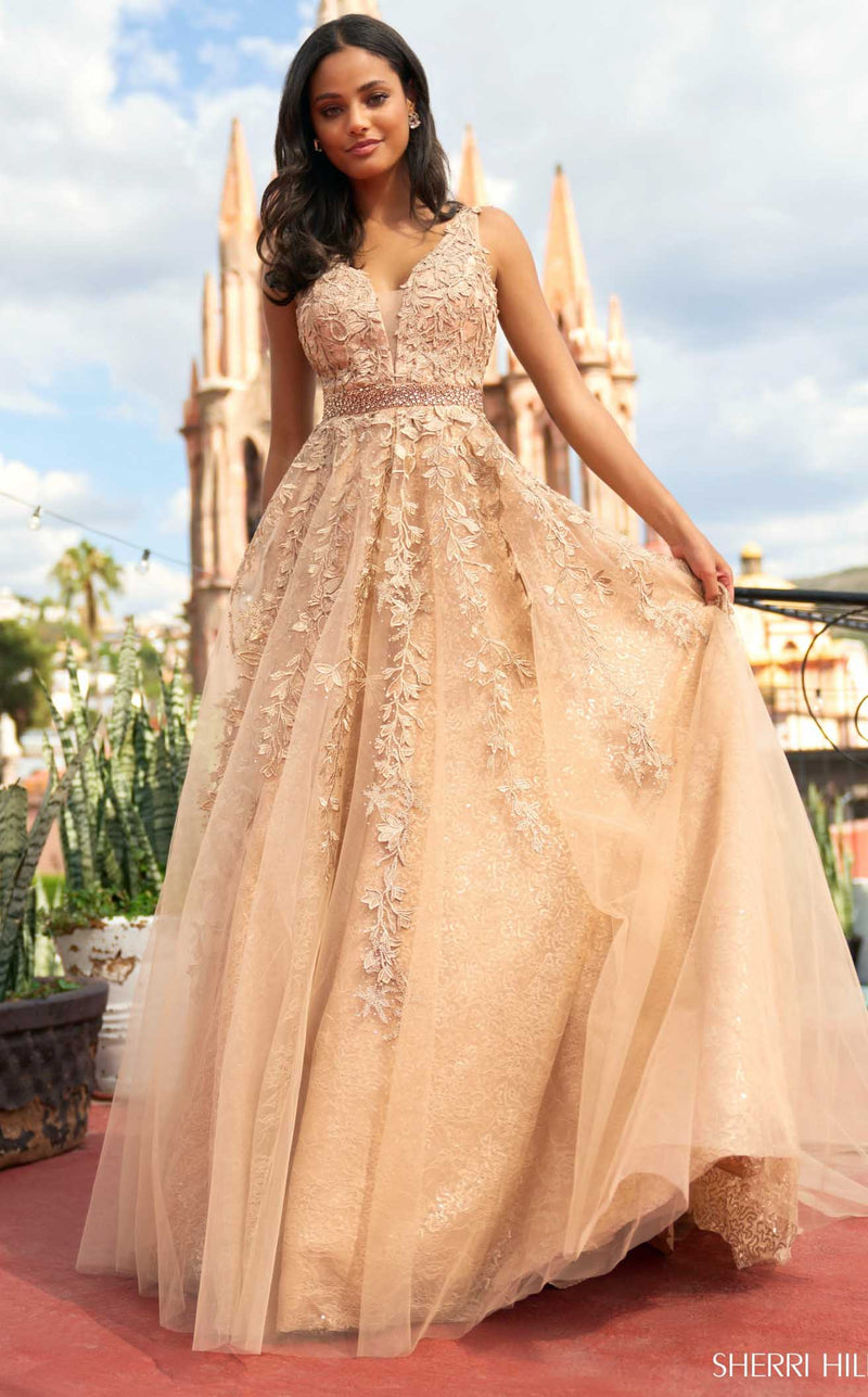 Sherri Hill 55348 Gold