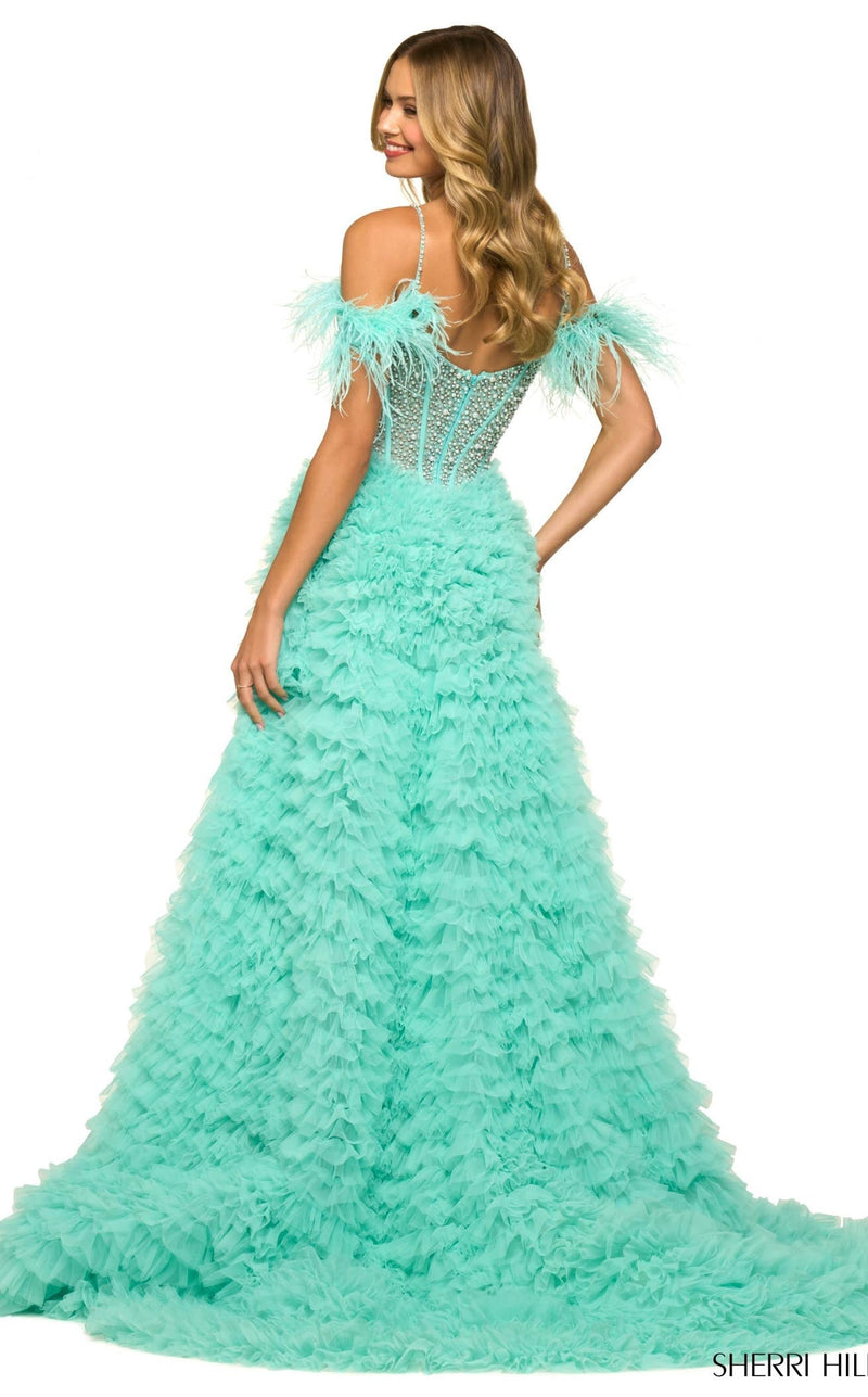 Sherri Hill 55387 Aqua