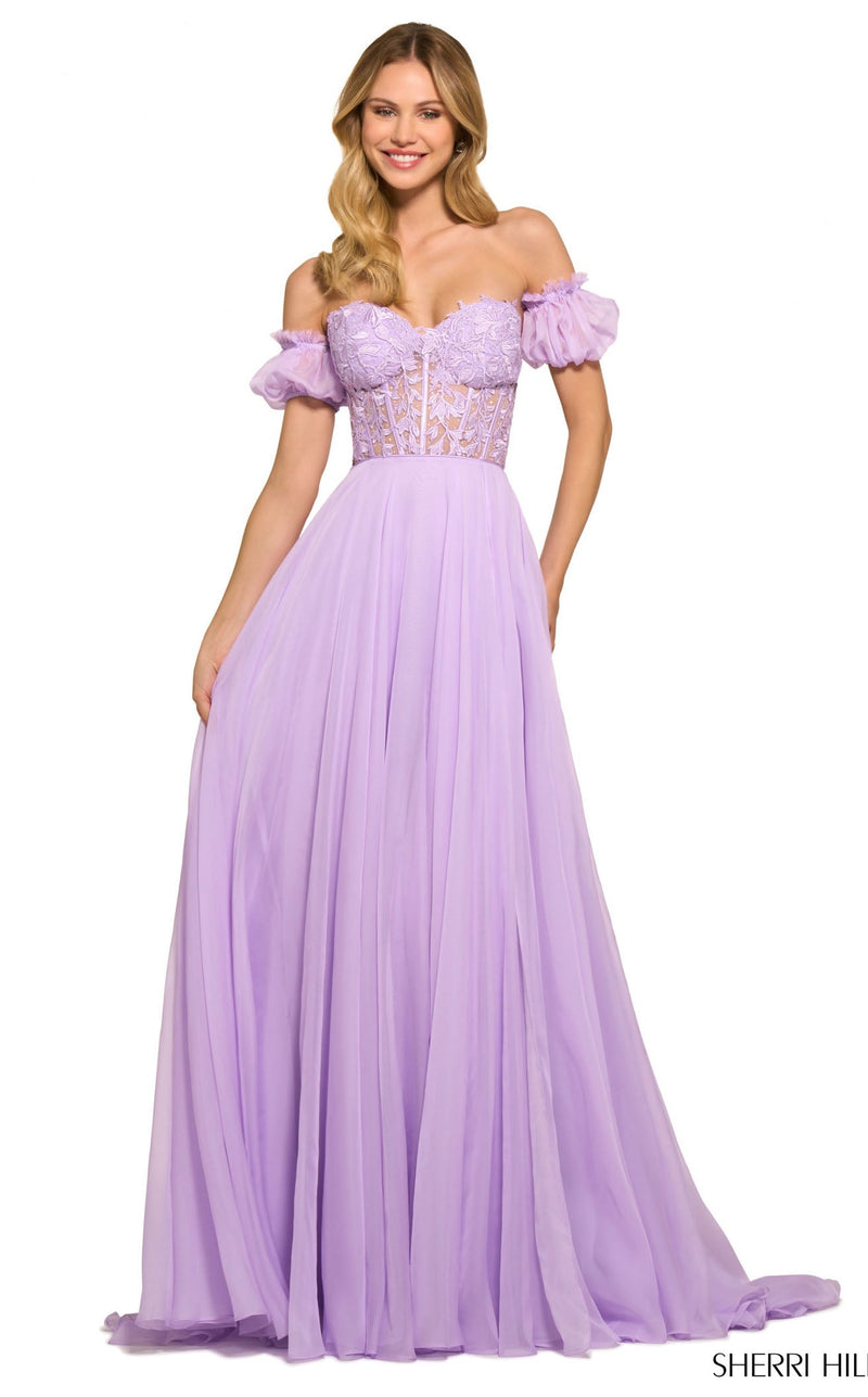 Sherri Hill 55482 Lilac