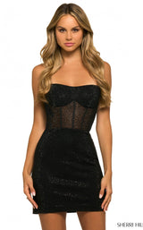 Sherri Hill 55494 Dress Black