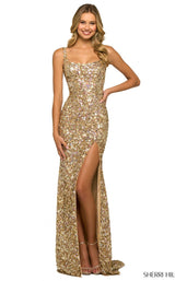 Sherri Hill 55512 Gold