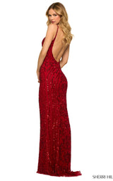 Sherri Hill 55513 Red