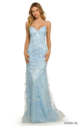 Sherri Hill 55531 Light Blue