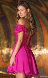 Sherri Hill 55654 Dress Bright-Pink