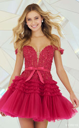 Sherri Hill 55680 Dress Magenta