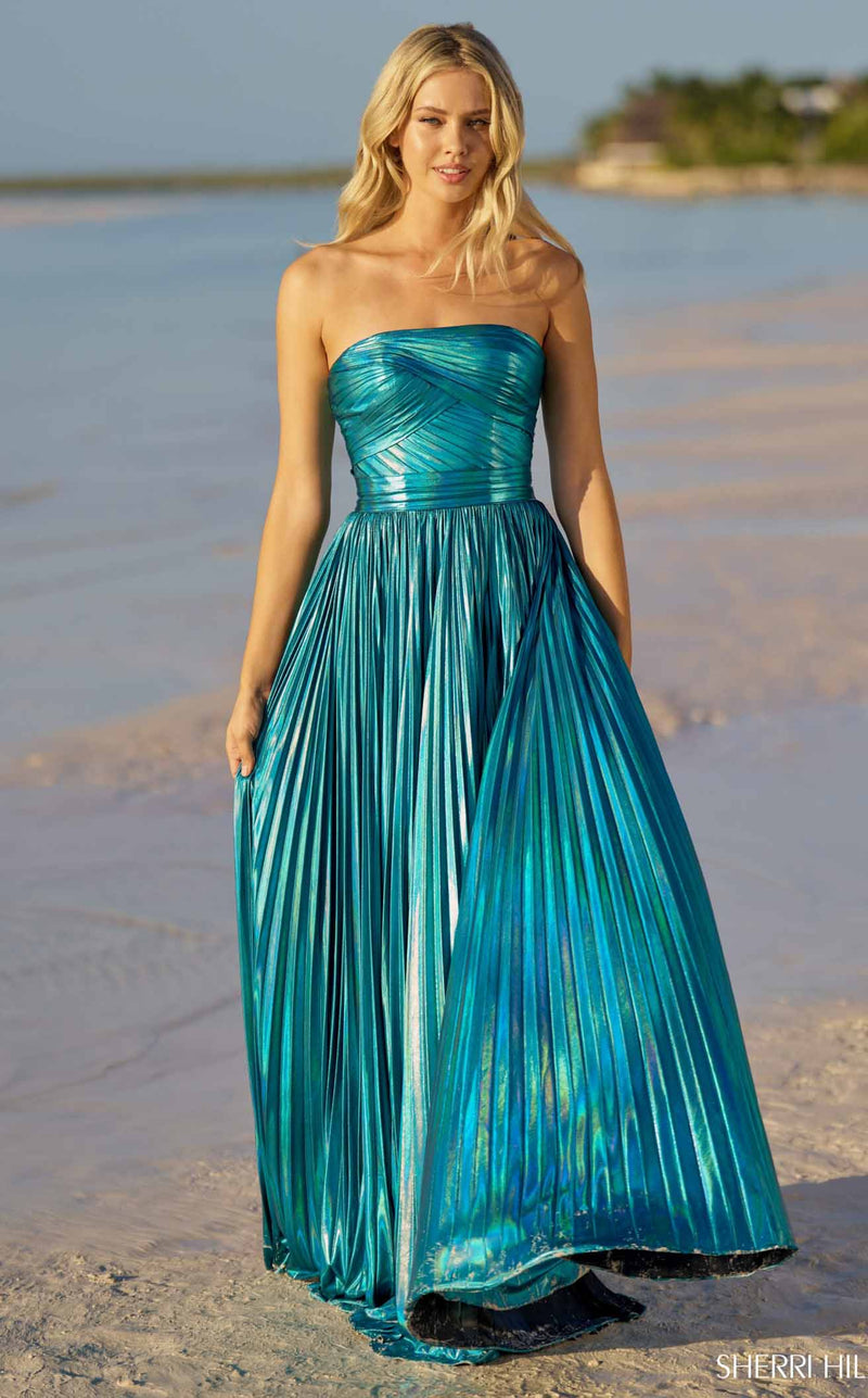 Sherri Hill 55768 Malachite-Blue