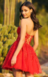 Sherri Hill 55779 Dress Red