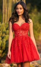 Sherri Hill 55779 Dress Red