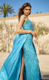 Sherri Hill 55935 Dress Turquoise
