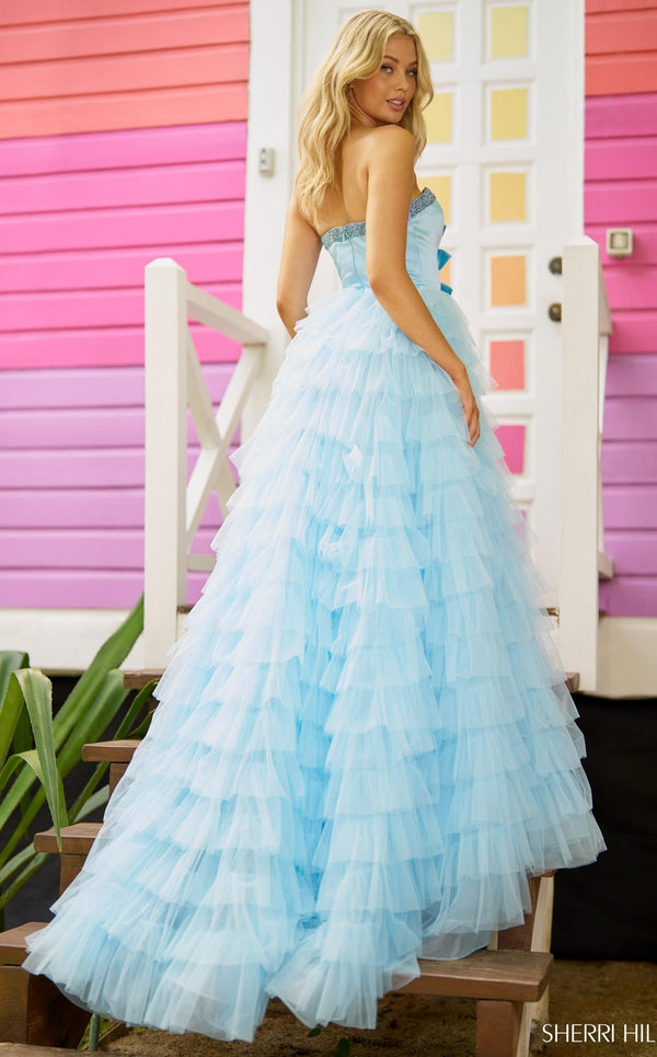 Sherri Hill 56012 Light Blue